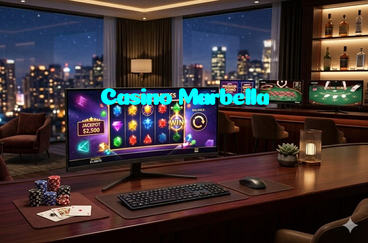 Casino Marbella casino presented on mobile device in Pakistan with slots and live games